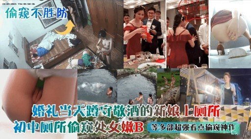 偷窥不胜.防婚礼当天时对敬酒的新娘上厕所
