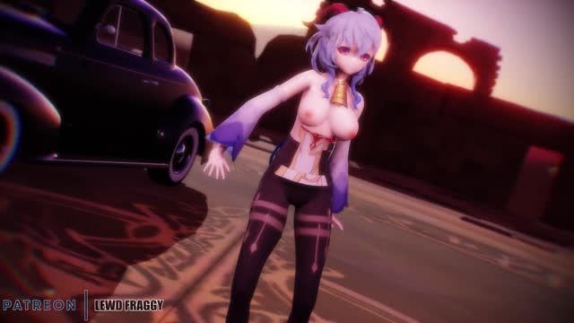 原神冲击-赣雨洗牌舞蹈和肛交未经审查的R-18MMD4K