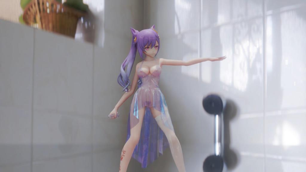 原神MMDbl04情趣内衣cosplay刻晴