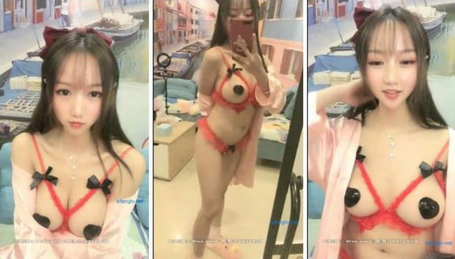 【韩奶儿】高颜值甜美少女,穿着情趣吊带内衣,骚痒的阴道 想要哥哥,大黑牛狂震阴蒂,爽死这妹啦!